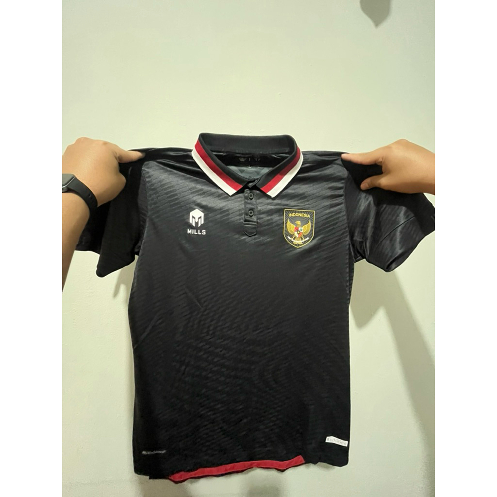 JERSEY TIMNAS INDONESIA 2022 away Black - Mills