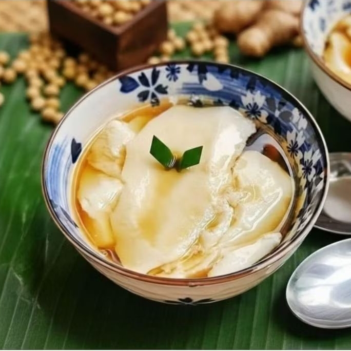 Wedang Kembang Tahu Jahe Hangat sehat menyegarkan by imami