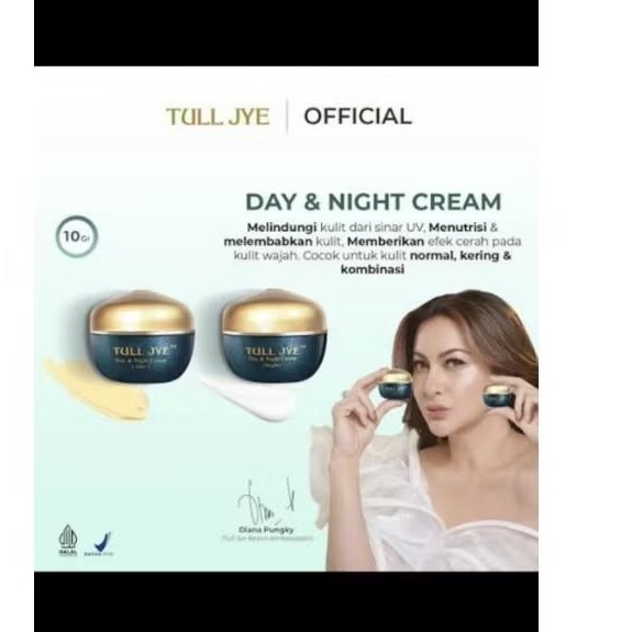 tull jye cream malam dan pagi