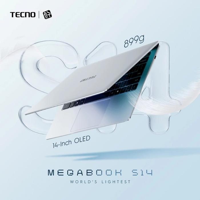 TECNO MEGABOOK S14 OLED - INTEL ULTRA 5 125H - RAM 16GB 1TB WINDOWS 14.0 2.8K 120HZ
