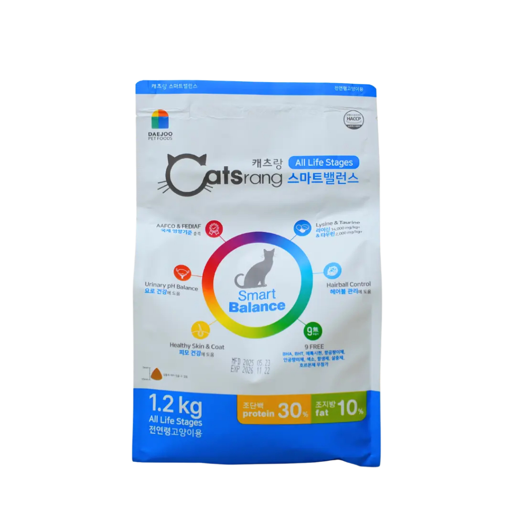 makanan kucing Catsrang Smart Balance 15kg Makanan Kucing Protein 30% Taurine 2000mg Yucca Extract P