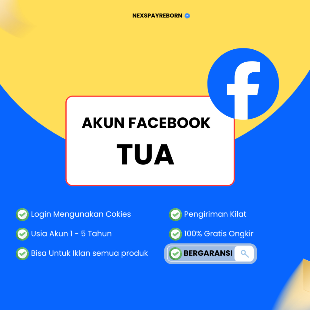 Jual Akun Facebook Tua Kuat & Bergaransi /Facebook Ads / Facebook Spam / facebook OLD