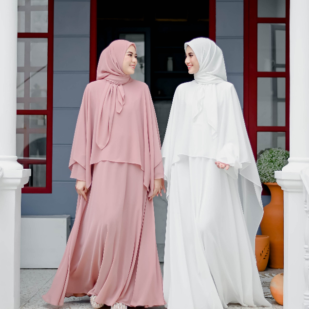 Abaya Gamis Busana Muslim Fathima Series Nuo Lambra