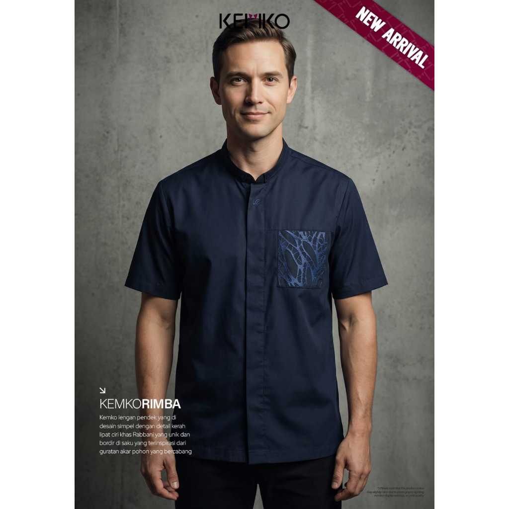Kemko Rimba | Kemeja Koko Rimba | Koko Dewasa| Baju Koko Dewasa Terbaru | Baju koko  rabbani origina