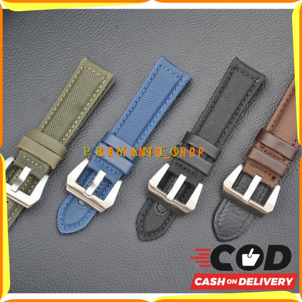 Strap Tali jam tangan Kulit Kanvas Canvas kulit Limited Edition Kulit  22-24-26MM