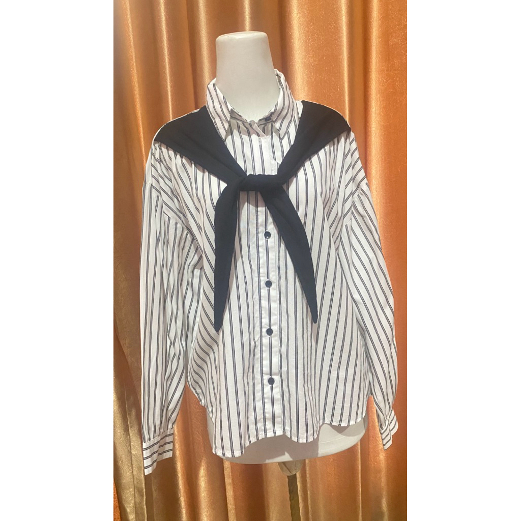 Kemeja Hitam Putih Colorbox