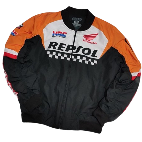 JAKET BOMBER HONDA HRC REPSOL TASLAN PREMIUM WATERPROOF UNISEX