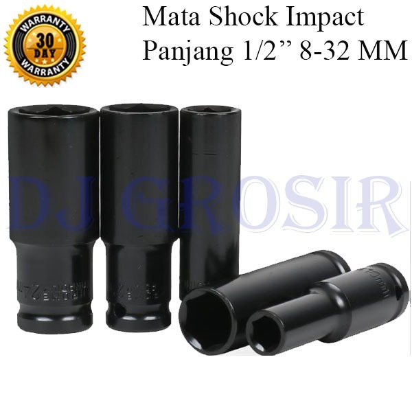 WP - Mata Sok Impact Panjang 1/2 Inch CR-MO 8-32mm Mata Shock Impact 1/2 Inch - 0297