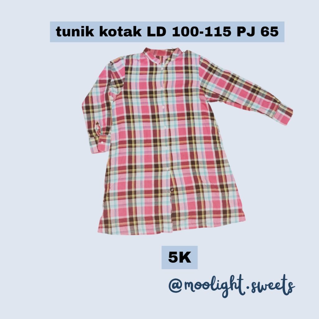 TUNIK KOTAK | TUNIK KOTAK WANITA | TUNIK WANITA MURAH | BAJU KOTAK-KOTAK | TUNIK WANITA MURAH MERIAH