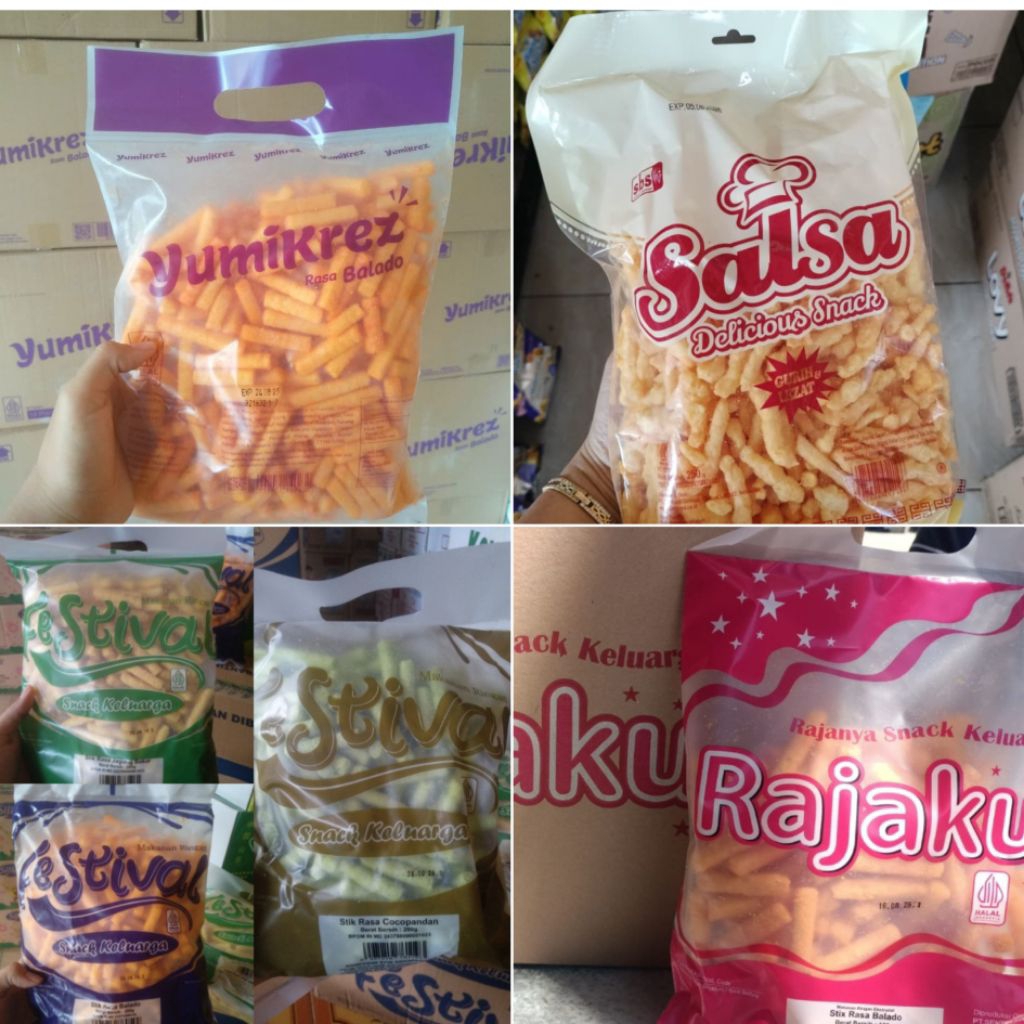 YUMIKREZ YUMI KRES SNACK SNACK BAG FESTIVAL SALSA RAJAKU