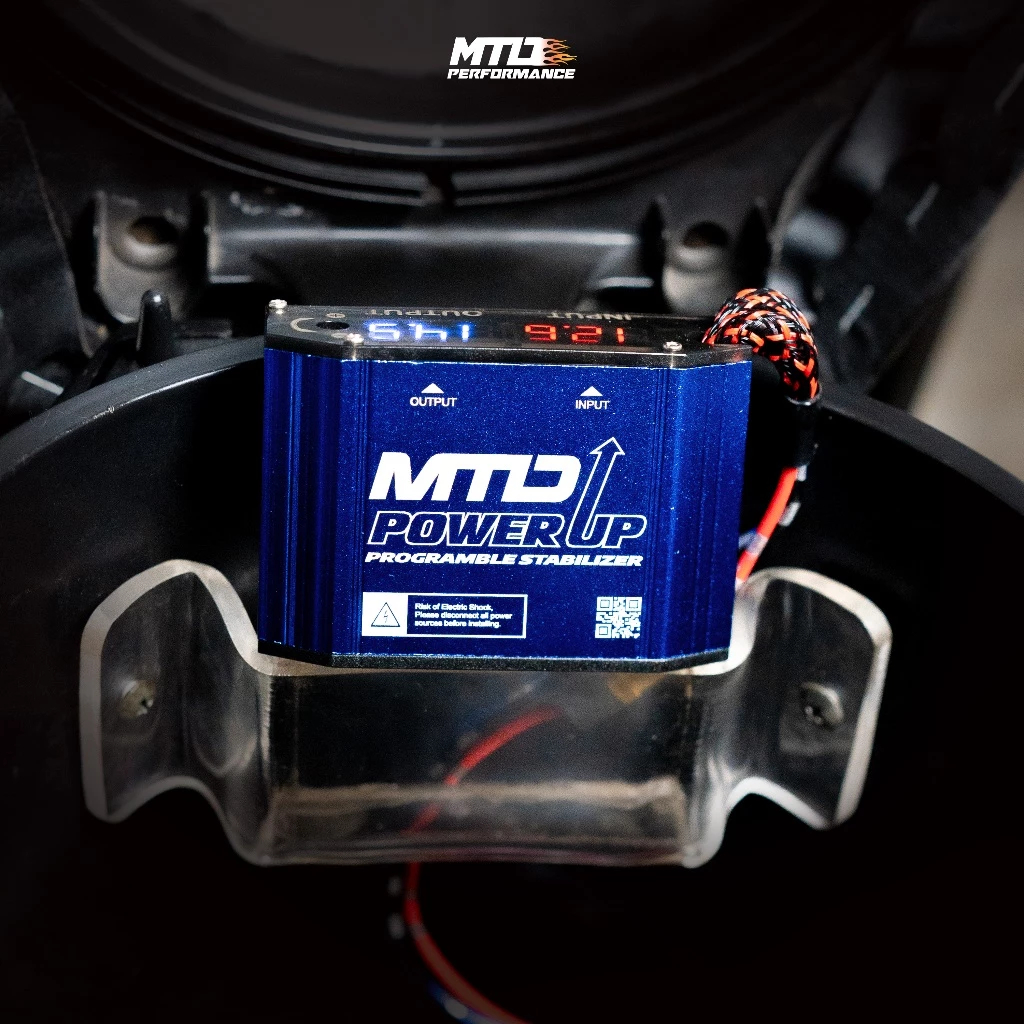 Power Up Motor Adjustable Universal Pengstabil Kelistrikan Motor Penguat Voltase Aki Motor Aki Anti 