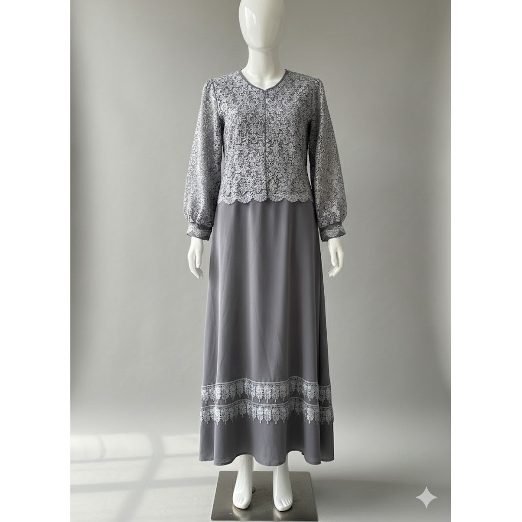 preloved gamis mina sultan brukat