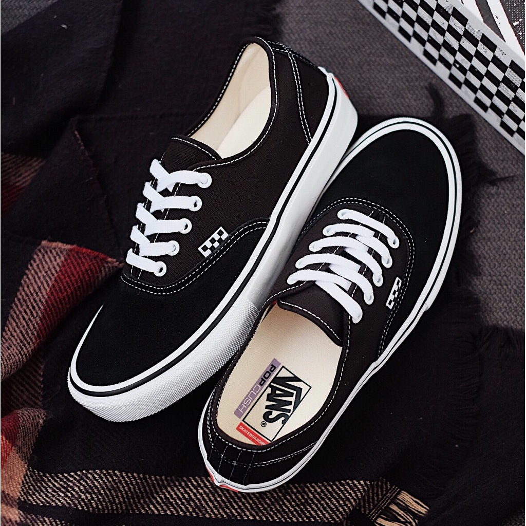 Vans Authentic Pro Skate Black White Original