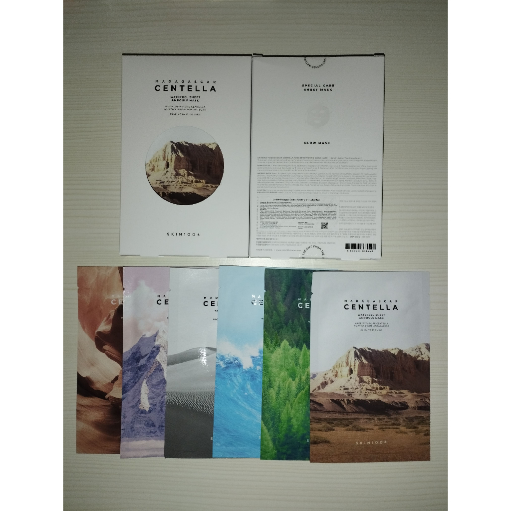 [NEW] Sheetmask: SKIN1004 Centella, Brightening, Poremizing, Probio-Cica, Hyalu-Cica, Tea-Trica, Acn