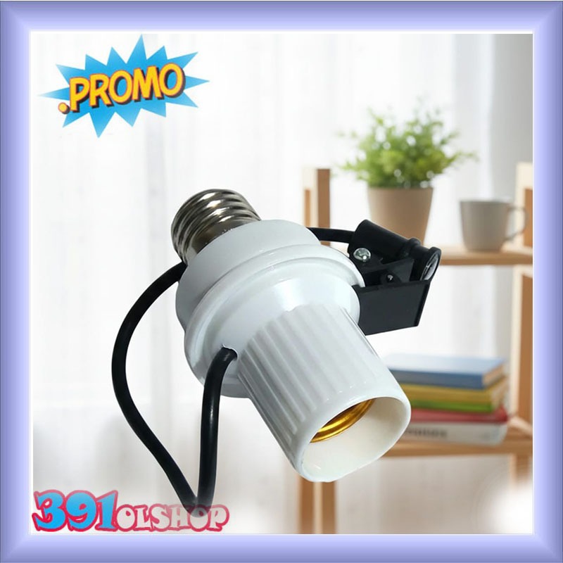 Fitting Lampu Sensor Cahaya Otomatis - Nyala Saat Gelap, Mati Saat Terang Fiting Sensor Cahaya