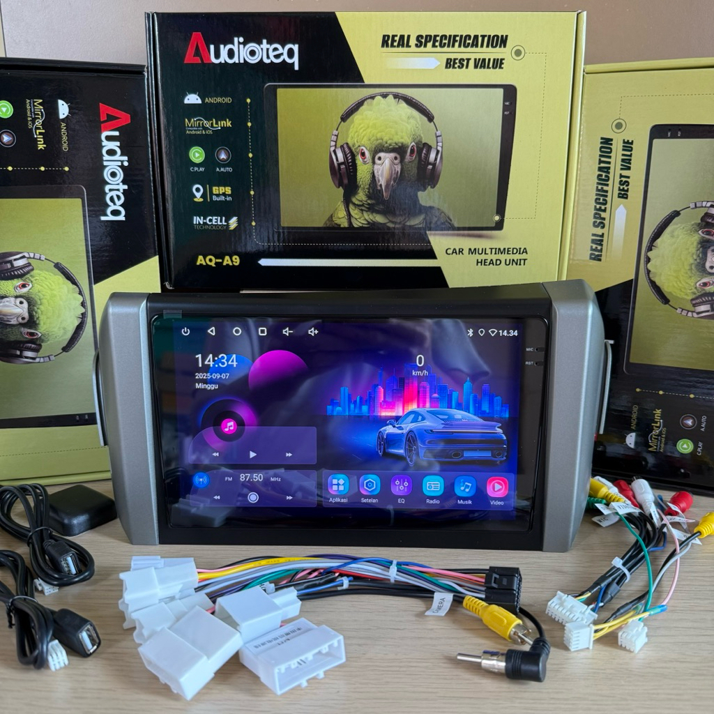 HEAD UNIT ANDROID AUDIOTEQ INNOVA REBORN RAM 4/64 GB ANDROID 9” / 10” REBORN AUDIOTEQ RG