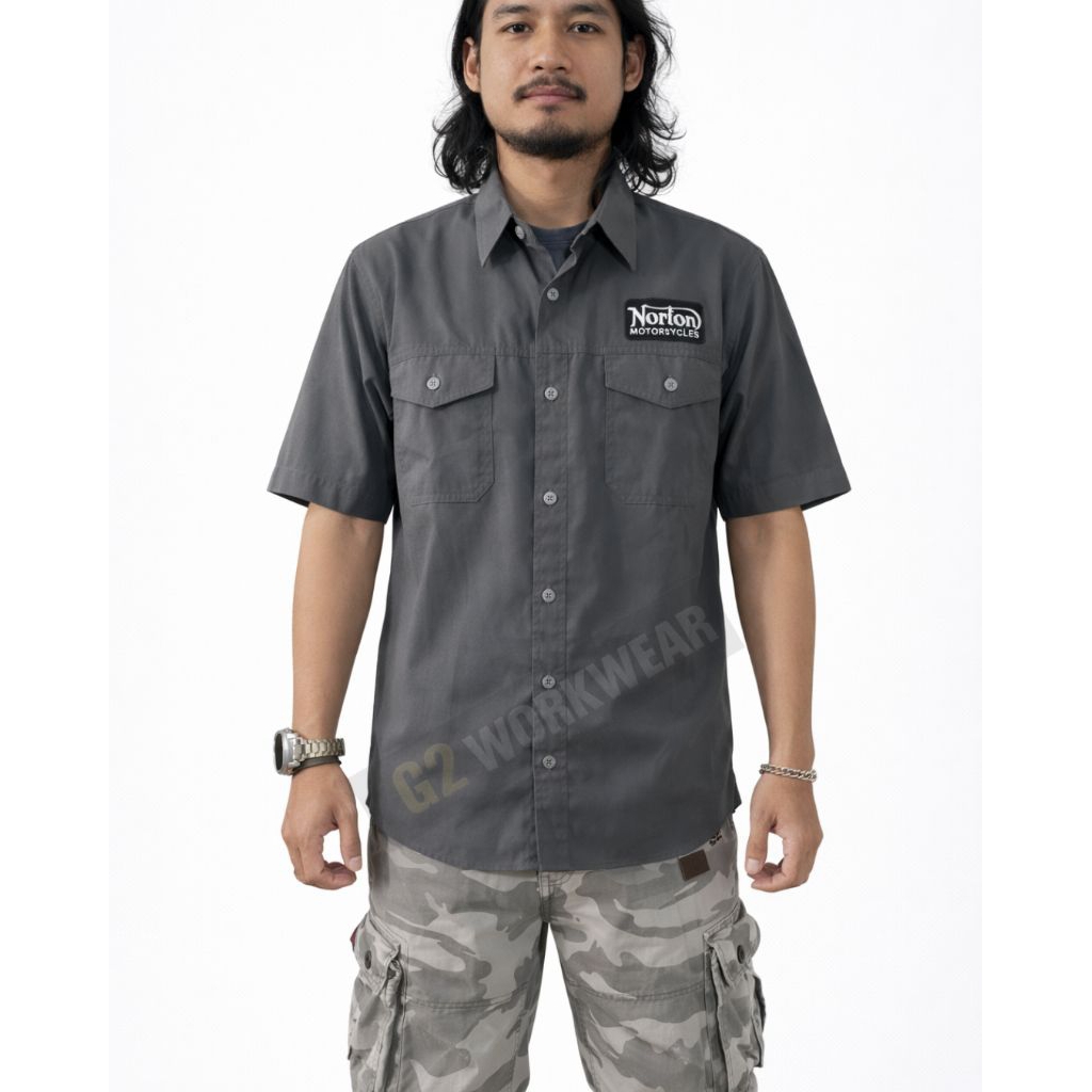 Kemeja G2Workwear X Norton Motorcycles