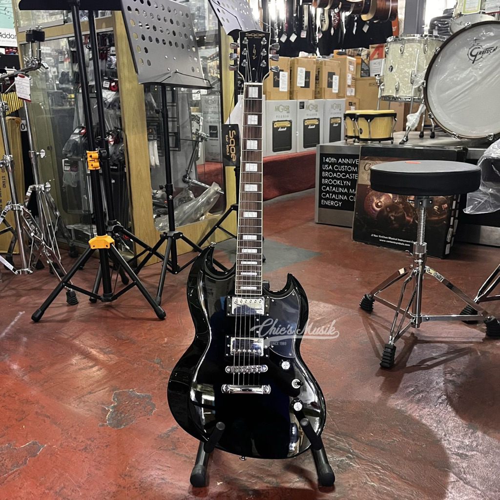 Guitar Elektrik SQOE SESG-450 BK