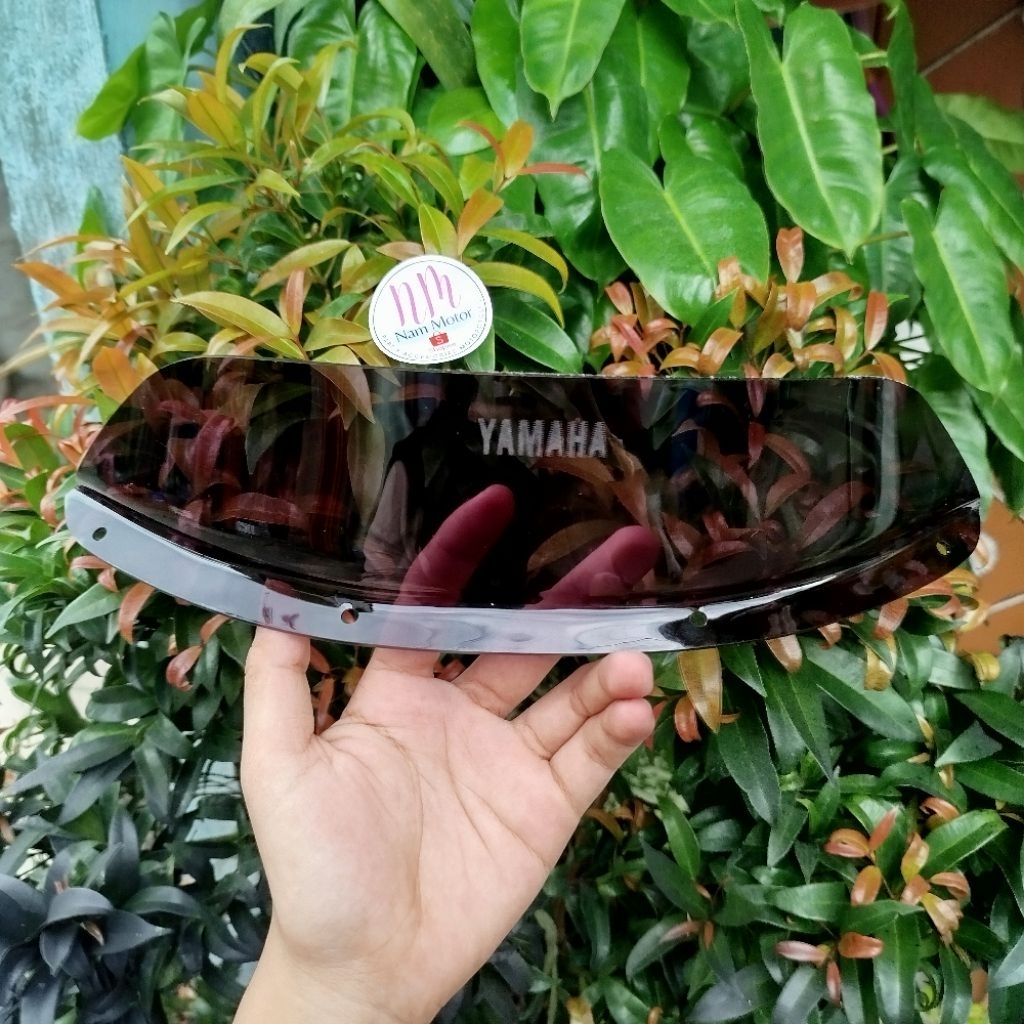 visor batok lampu depan yamaha robot v80 custom nam project
