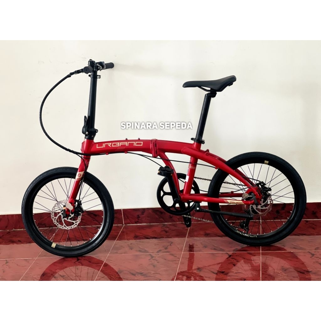Sepeda Lipat Polygon Urbano 2 Bekas kondisi terawat siap pakai stylish & ringkas