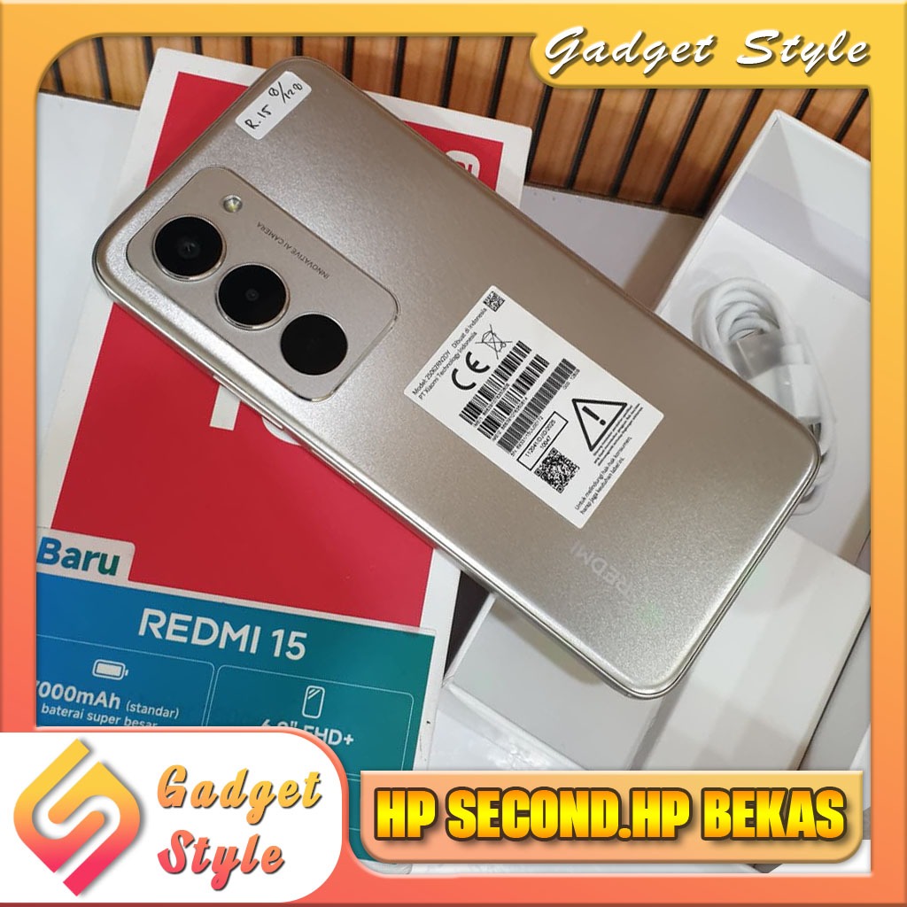 Xiaomi Redmi 15 4G Ram 8/128GB | Ram 8/256GB Second Original