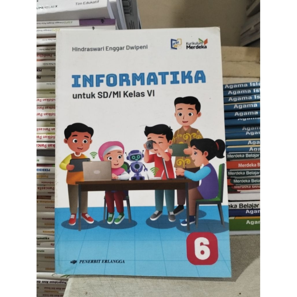 buku informatika kelas 6 Erlangga