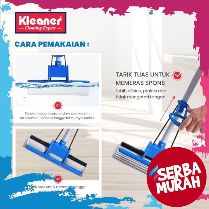 PVA Magic Cleaner Mop Alat Pel Sponge