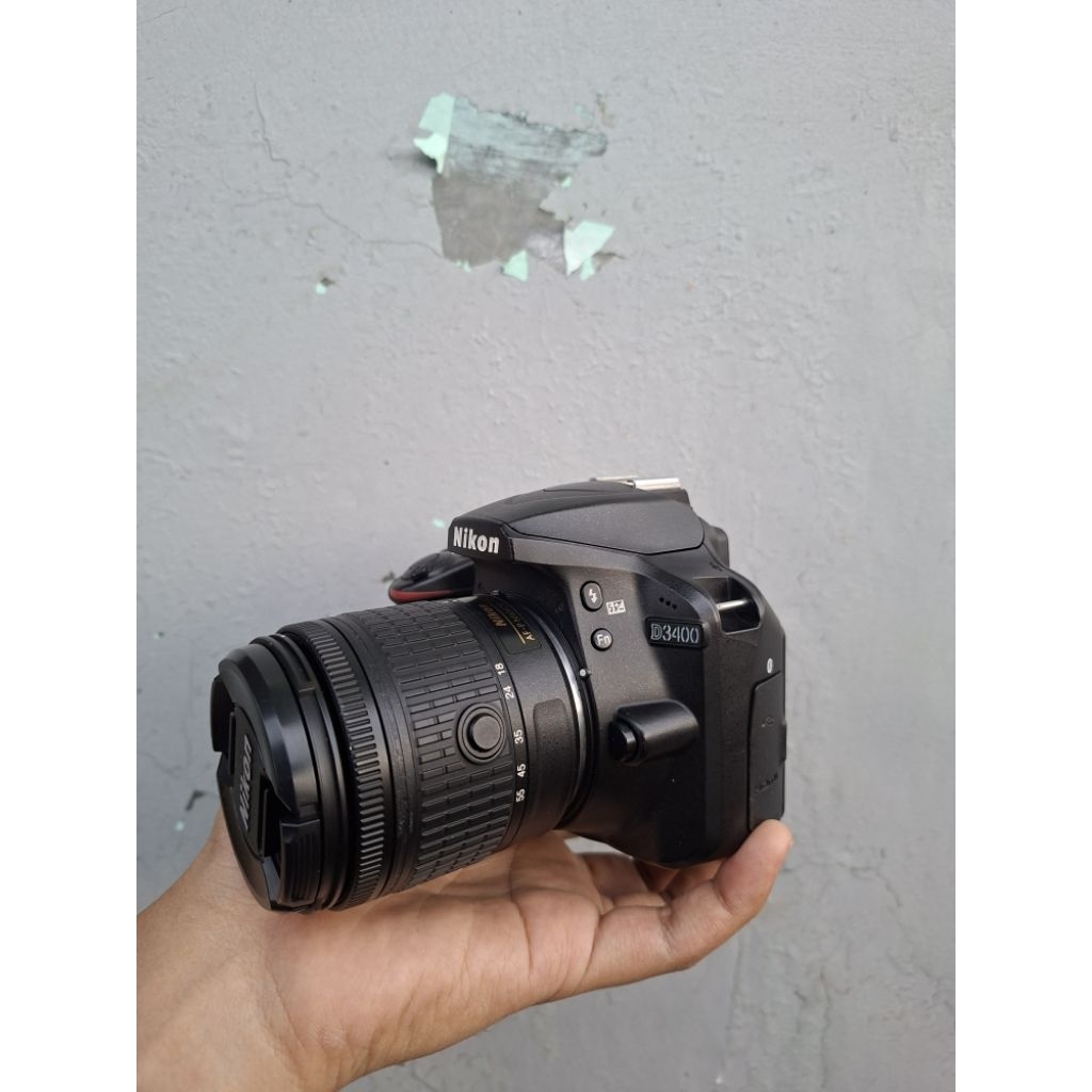 Nikon D3400 lensa 18-55mm vr