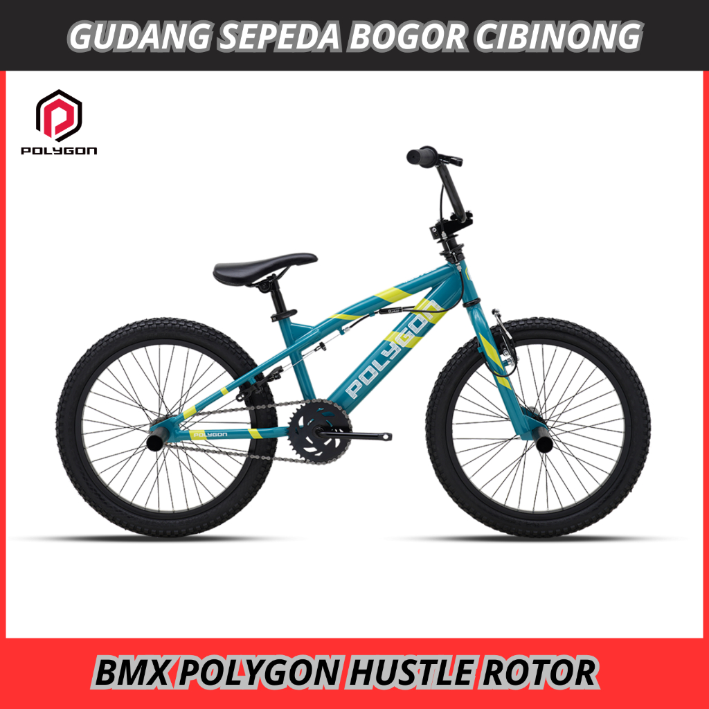 Sepeda BMX 20 POLYGON HUSTLE ROTOR FREE STYLE