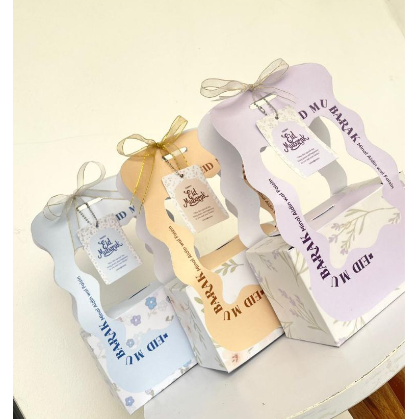 ​[ESTETIK] Box Hampers Lebaran Idul Fitri / Kotak Kue Kering / Packaging Gift Box Idul Fitri Premium