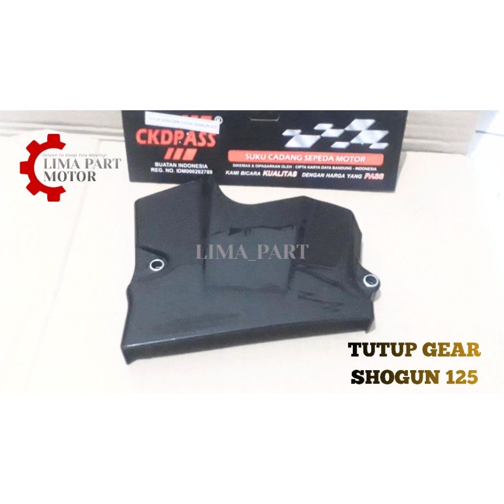 cover tutup gear gir depan shogun 125