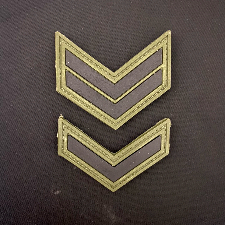 patch rubber pangkat SERDA SERTU tempelan perekat velcro