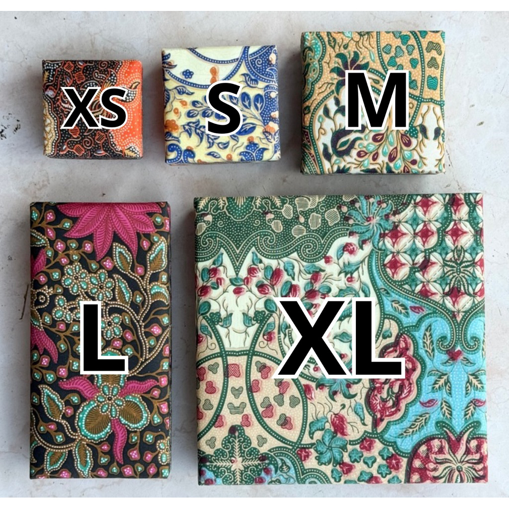 BOX PERHIASAN / BOX EMAS - BOX MOTIF BATIK