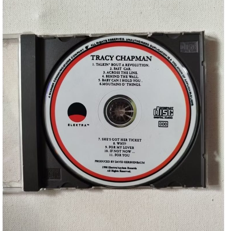 CD TRACY CHAPMAN (TANPA COVER)