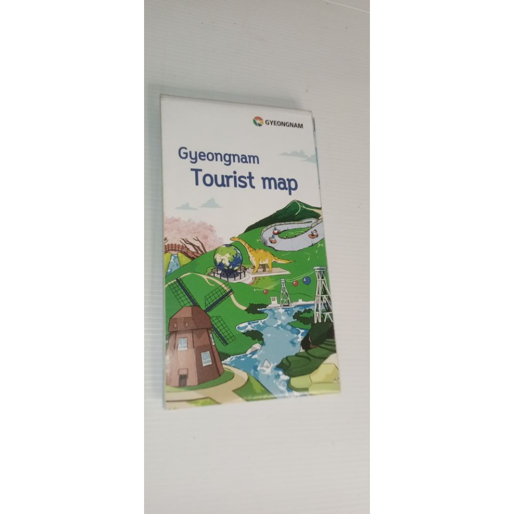 peta gyeongnam Korea wisata map