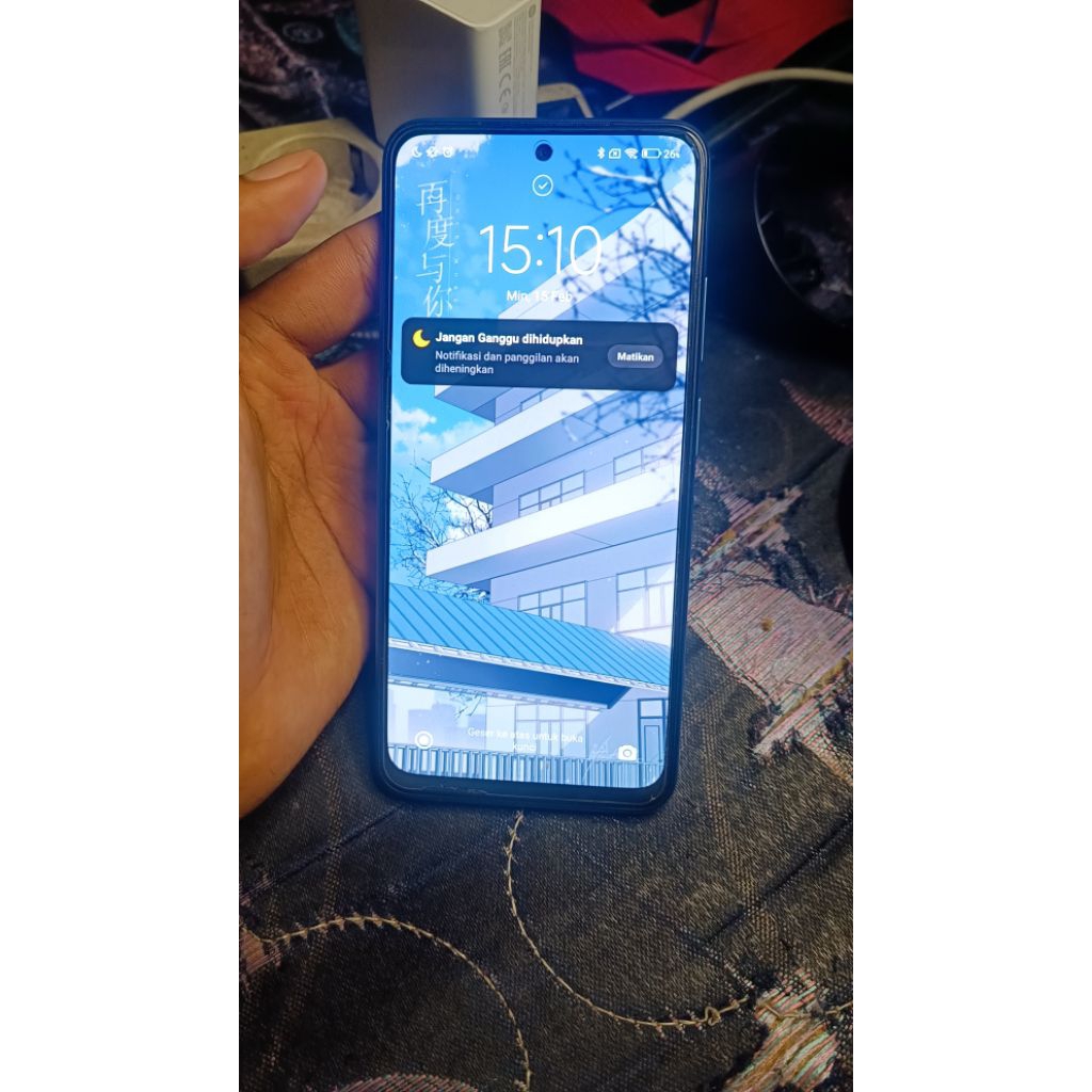 Redmi note 10s 6/128 second bekas pemakaian pribadi