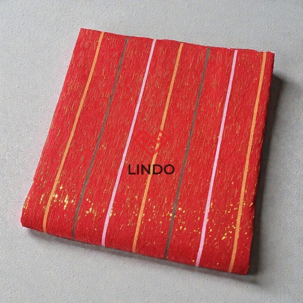 Kain Tenun Motif Toraja Sulam Benang Metalik Emas (Pa' Dure' Dirambung) (BA1046510)