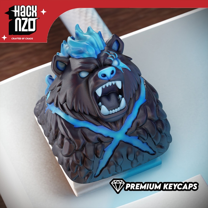 Keycaps Tank Solo Leveling | Custom Artisan Resin Mechanical Keyboard