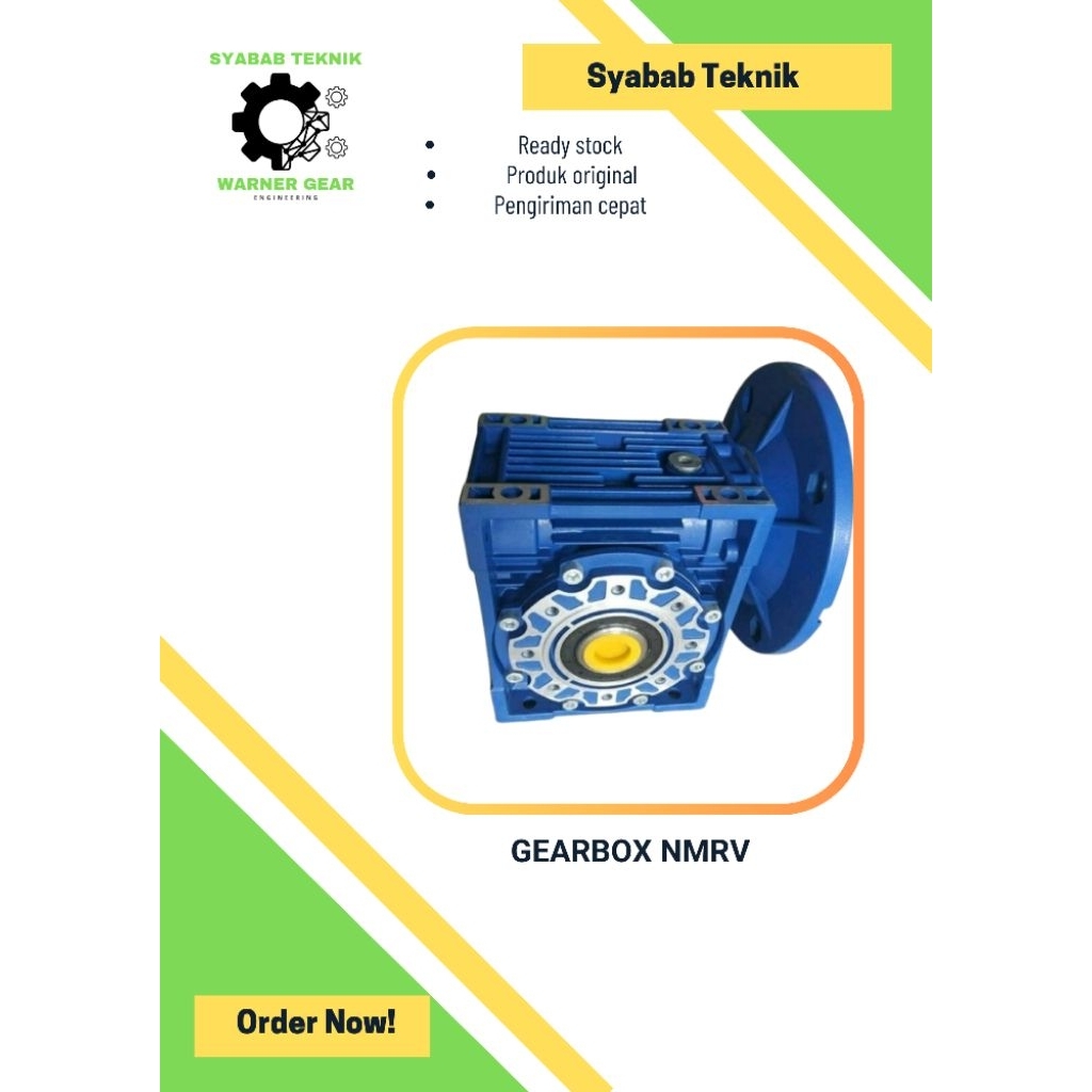 GEAR BOX NMRV-030 RASIO 1:50 YUEMA / WORM GEAR NMRV-030