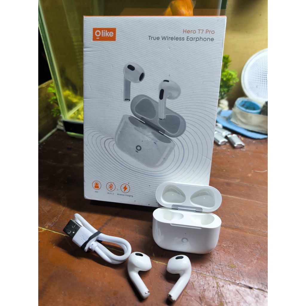 Olike Hero T7 Pro Headset Tws Earphone Bluetooth