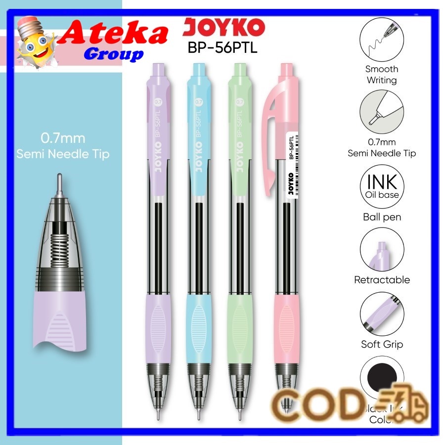 [PCS] JOYKO Ball Pen Pulpen 1 Pack BP-56PTL 0.7mm