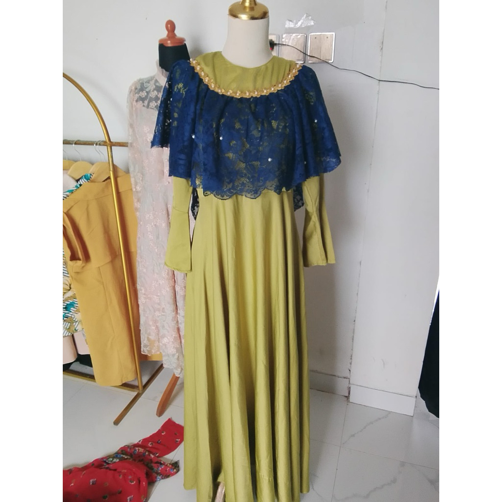 gamis renda brokat