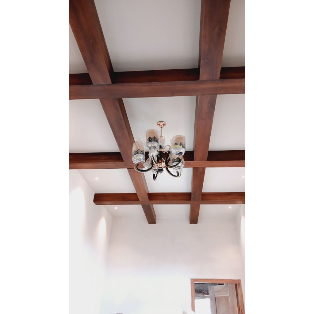 Balok Plafon Pergola Kayu Jati