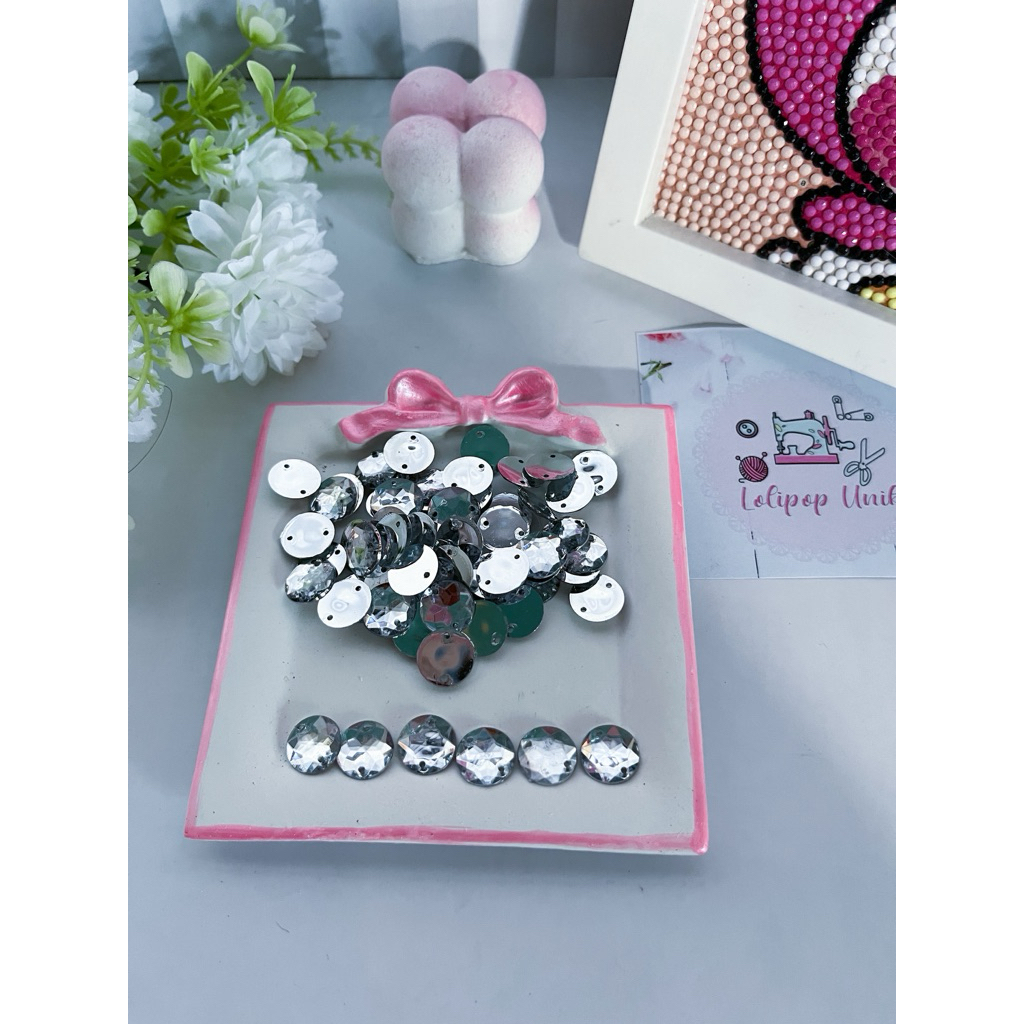 payet diamond / mote bulat tempel/ payet tempel