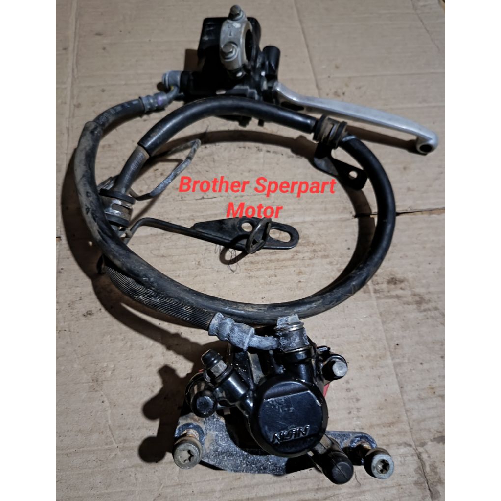 Handel/Hendel Rem satu set Tabung Minyak Rem, Cakram Pala Babi, Rem/Ram Depan Honda Beat Fi, ORI COP