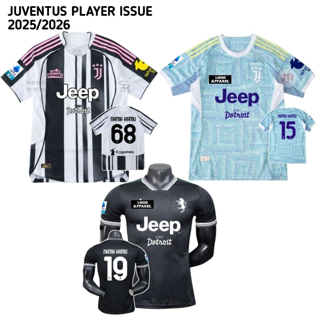 PLAYER ISSUE Jersey Juventus Home Away Third 2025 2026 - Jersey Jvnts Terbaru High Quality
