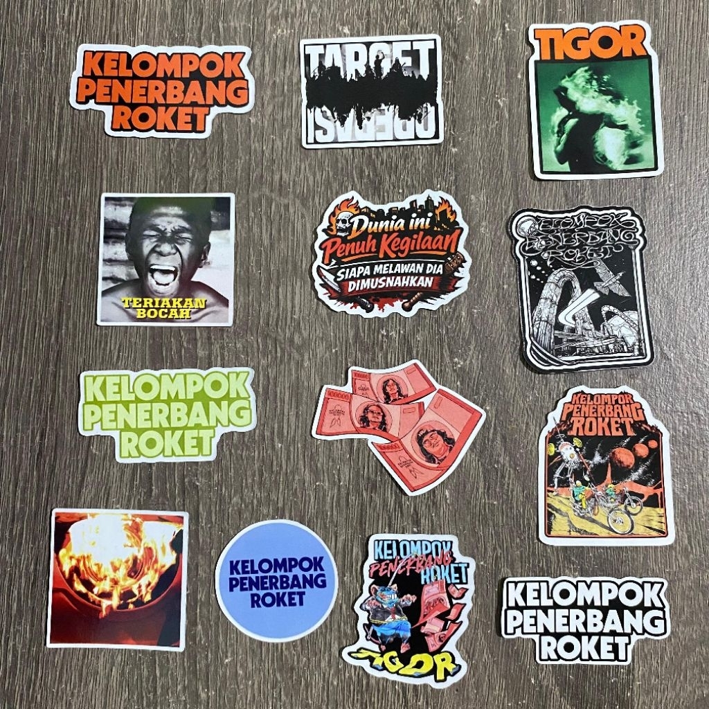 KELOMPOK PENERBANG ROKET | COD Sticker Pack Vinyl Kelompok Penerbang Roket