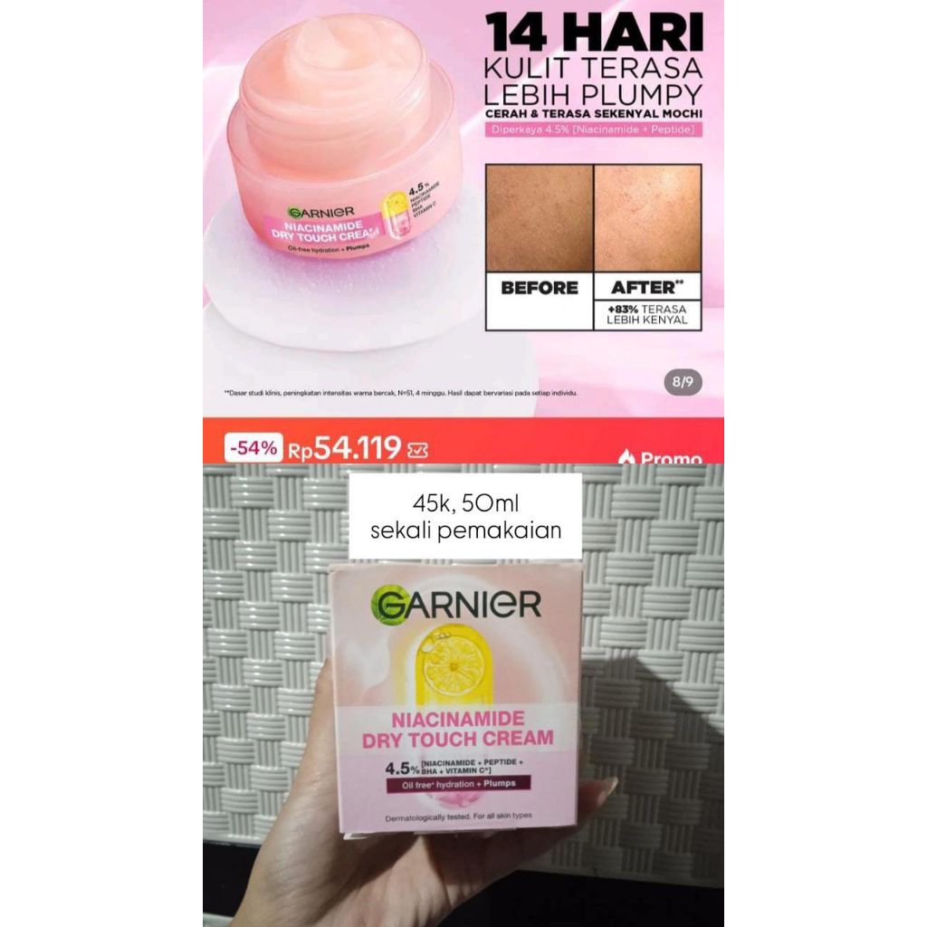 garnier moisturizer mochi