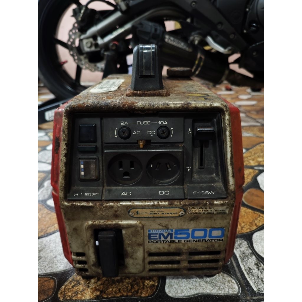 Genset Portable Honda EM500 Original Second Preloved Bekas