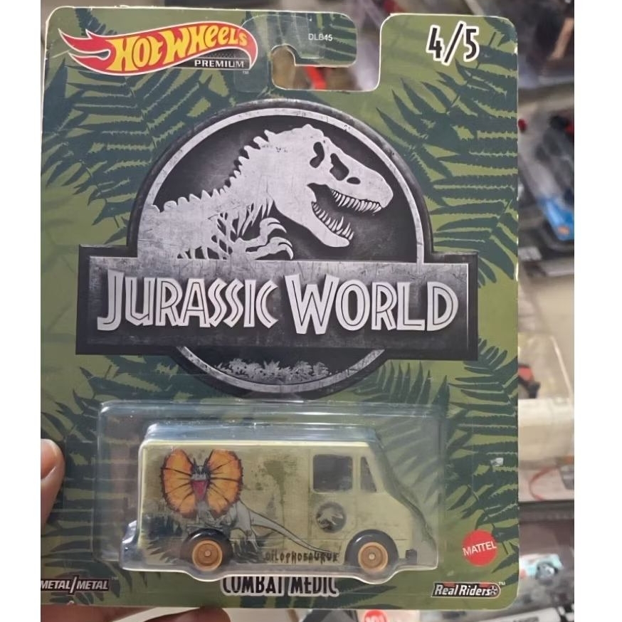 Hotwheels Jurassic Park Combat Medic skala 64